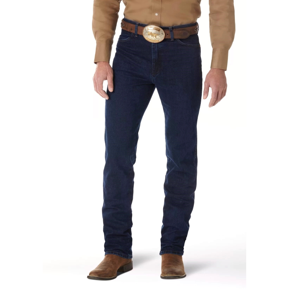 Jean Ajustado Para Hombre Cowboy Wrangler riograndeboots