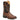 Bota de Rodeo Bowie 67 vista tres cuartos en café crazy tan