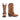 Bota de rodeo Catalina para mujer en piel vacuno vista frontal y lateral