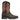 Bota de rodeo Optimus 06 en piel torobuck choco - vista lateral