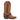Bota de rodeo catalina en piel vacuno café Bronco Oak - vista lateral