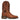 Bota de rodeo ottawa en piel vacuno café dakota whisky  vista lateral