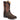 Bota vaquera Optimus 06 en piel torobuck vista tres cuartos