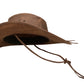 Sombrero Vaquero de Piel Tipo Trompo Unisex Outdoor TTR074